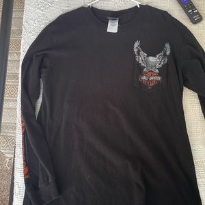 Long sleeve Harley Davidson tee large